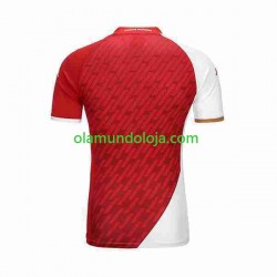 Camisola AS Monaco Homem Equipamento Primeiro 2023-2024 Manga Curta
